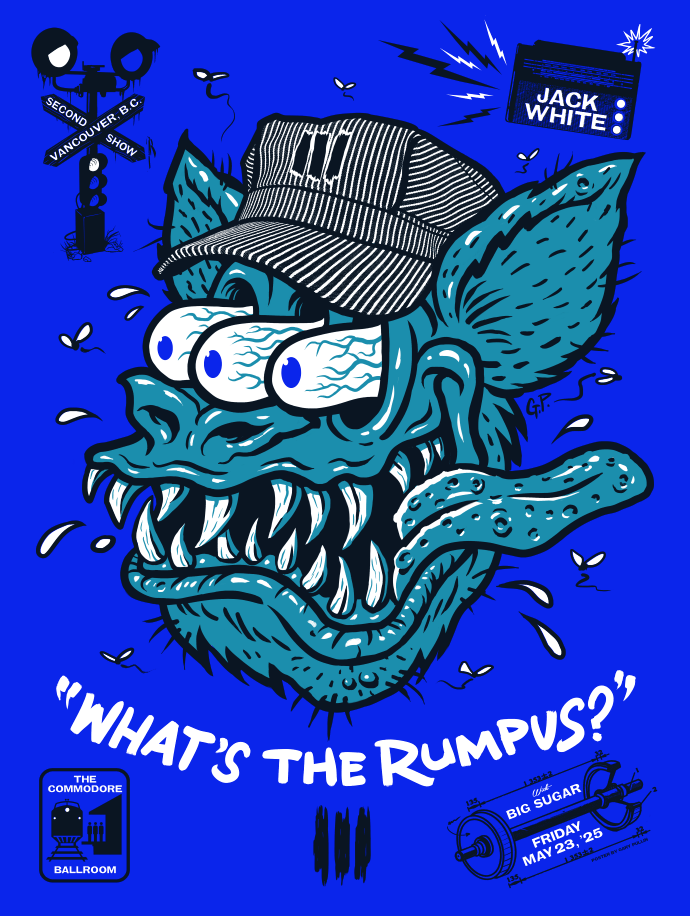 Jack White Vancouver gig posters for The Commodore | Gary Pullin